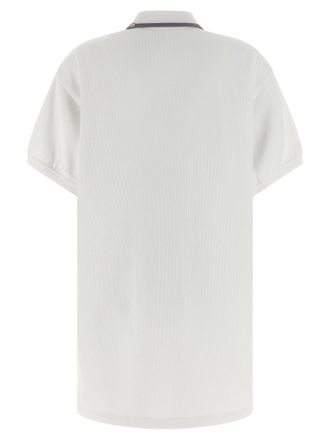 Alexander Wang Intarsia Collar Polo Dress - White