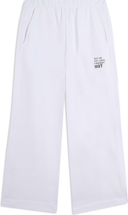 Freddy Pantaloni sportivi wide leg cropped con grafica FREDDY MST