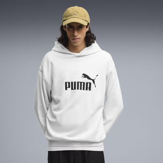 Puma Felpa con cappuccio dal taglio morbido Essentials Elevated No. 1 da uomo, Abbigliamento, Bianco, XXL