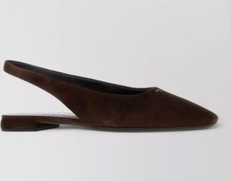 Prada suede leather mules