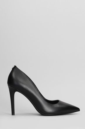 Michael Kors Alina Flex High Pump Pumps In Black Leather