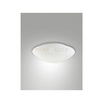 Fabas Luce Pandora plafoniera bianca led 3000K - 18W - 1980 lm D.30CM dimmerabile