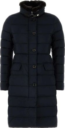 Moorer Midnight Blue Vetivers Donsjas - Dames - Parka Jassen - Blauw - S - Nylon - Jassen