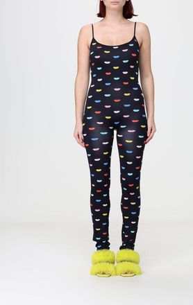 Fiorucci Slim Fit Off-the-Shoulder Jumpsuit with a Graphic Print