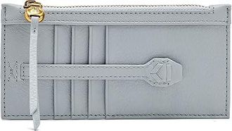 Hobo Carte Card Case Womens Bags Indigo Cloud, Cotton/Leather