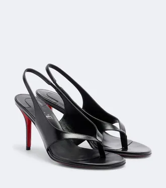 Christian Louboutin Miss Z leather thong sandals