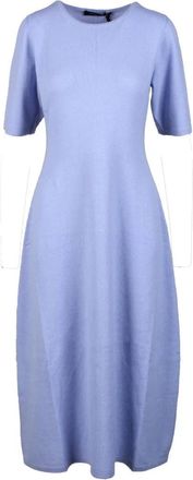Fabiana Filippi Wool Silk Cashmere Dress - Purple