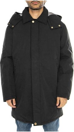 Edwin Hooded Parka - Heren - Parka Jassen - Zwart - M - Jassen