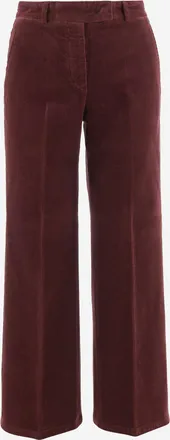 Ql2 Quelledue corduroy broek met wijde pijpen