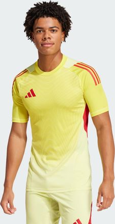 adidas adidas Performance Mens Tiro 25 Pro Goalkeeper Short Sleeve Jersey - Yellow - Size X-Large