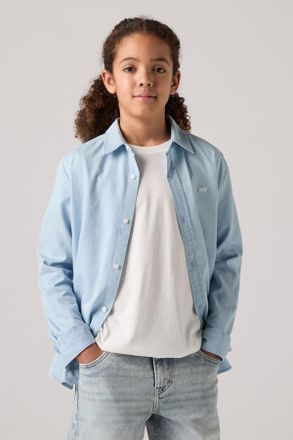 Levi's Teenager Battery Housemark Shirt - Uomo - 10A - Blu / Avalon