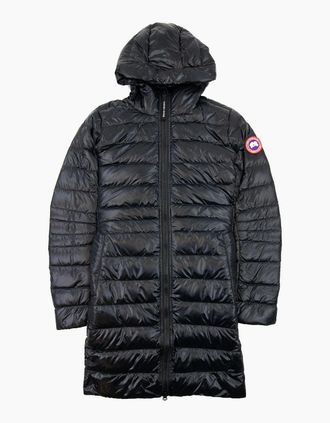 Canada Goose Womens Canada Goose Ladies Cypress Hooded Jacket Black - Size: 10/8