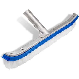 OEM Cepillo Para Paredes Y Azulejos De Piscina, Robusto Cabezal De 45,7 Cm De Aluminio Pulido Y Vinilo, Dise&ntilde;ado Para Limpiar Paredes, Azulejos Y Suelos, 