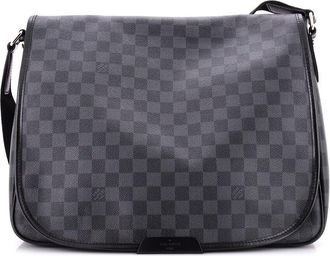 Louis Vuitton Black Damier Graphite Daniel Messenger Bag Gm (Authentic Pre- Loved)