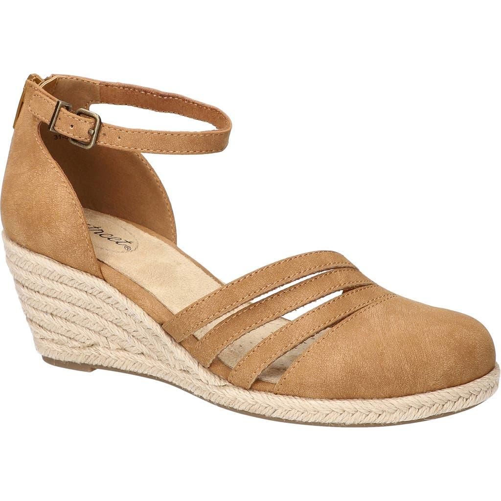 Easy Street Women's Audra Wedge Sandal - Comfortable Cutout Design Summer Shoes