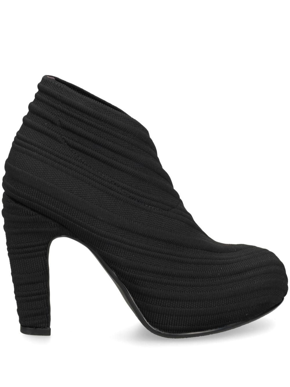 完売品✨️UNITED NUDE Cube Bootie Mid BLACK 37 United Nude Cube Bootie Mid – ModeAlise