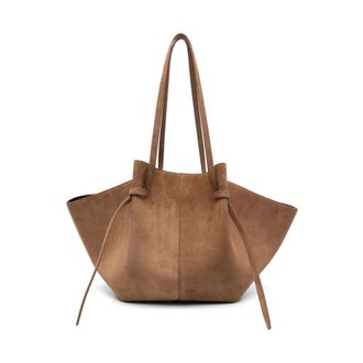 Yuzefi Tassen, Dames, Bruin, ONE Size, Bruine leren tas