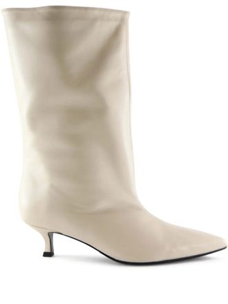 Notabene 40mm Greer pointed-toe boots - Neutrals
