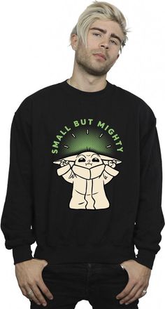 Star Wars Heren The Mandalorian Klein Maar Machtig Grogu Sweatshirt (Zwart)