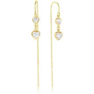 Set & Stones Amy Heart Threaders in Gold at Nordstrom