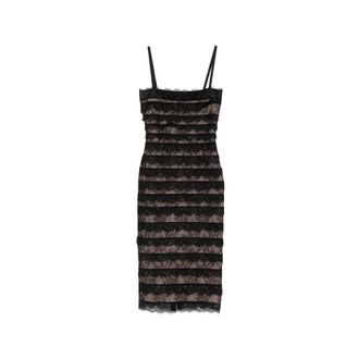 H&eacute;rve L&eacute;ger Dara Jurk - Dames - Jurken - Zwart - Maat: XS Nylon
