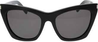 Saint Laurent Kate Zonnebril - Dames - Zonnebrillen - Zwart - ONE Size - Accessoires