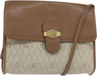 Dior Pre-owned Cross Body Bags, female, Beige, Size: ONE SIZE Pre-owned Vintage Shoulder Bag