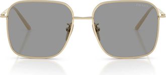 Prada Sunglasses Prc54 Sd Zvn50 Q Pale Gold/Grey Women
