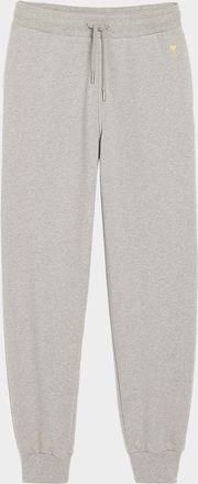 Ami Men & apos;s Cotton Micro-Ami de Coeur Joggers
