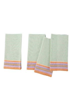 Siafu Home Handwoven Maua Napkins - Set of 4 in Green at Nordstrom