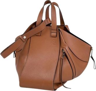 Loewe Pre-owned Handbags, female, Brown, Size: ONE SIZE Pre-owned Hammock Shoulder bag