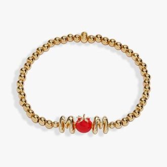 Alex and Ani Farmers Market Mom Stretch Bracelet in Gold at Nordstrom