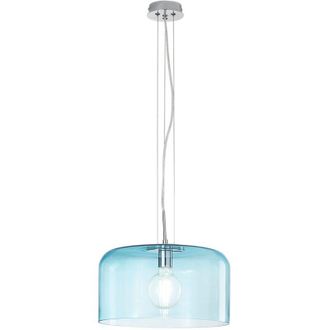 Fan Europe Fan Europe - Sospensione gibus in vetro blu 35 cm