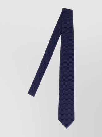 Pal Zileri textured silk tie slim design