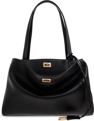Balenciaga Tassen, Dames, Zwart, ONE Size, Leer, Rodeo Small Shoulder Bag