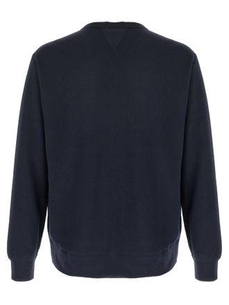 Polo Ralph Lauren Logo-Embroidered Fleece Cotton Sweatshirt - Navy