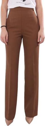 Pinko Pinko, Dames, Broeken, Bruin, Maat: M