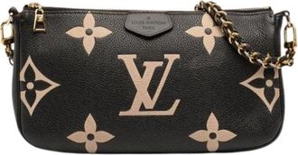 Louis Vuitton Pre-owned Multi-Pochette Accessoires - Dames - Vintage Schoudertas - Zwart - ONE Size - Leer - Vintage