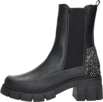 Maruti Alfa Enkellaarsjes - Dames - Chelseaboots - Zwart - 40 EU - Schoenen