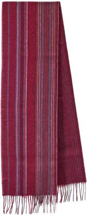 Paul Smith Trent Stripe Scarf - Heren - Wintersjaals - Veelkleurig - ONE Size - Wol - Accessoires