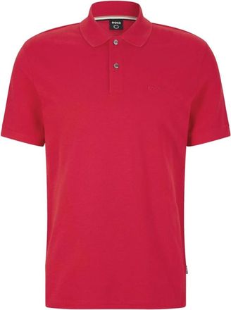 HUGO BOSS Pallas Polo - Heren - Polos - Rood - 6XL - Katoen - Tops