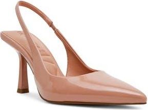 Anne Klein Indianna Slingback Pump in Mocha Mousse Patent at Nordstrom Rack, Size 7.5