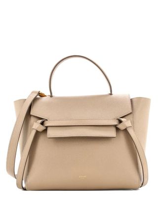 Celine Belt Bag Textured Leather Micro satchel - Beige