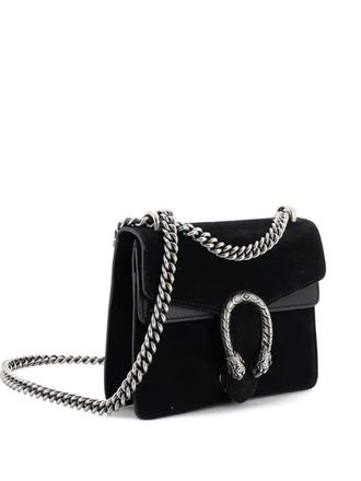 Gucci Dionysus Bag Suede Mini shoulder bag - Black