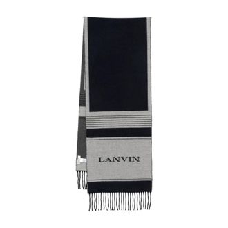 Lanvin Accessoires, unisex, Blauw, ONE Size, Nylon, Lanvin Scarfs