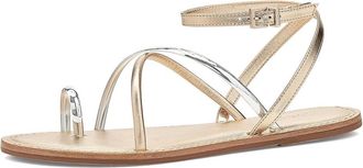 Schutz Valeria Womens Sandals Prata/Platina : 10.5 M, Leather