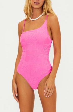 Beach Riot Athena One-Piece Swimsuit in Strawberry at Nordstrom Rack, Size X-Large