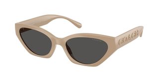 Coach HC8459U CFT83 595687 Womens Sunglasses Brown Size 55