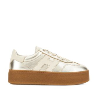 Hogan Metallic Platform Gum-Sole Sneakers