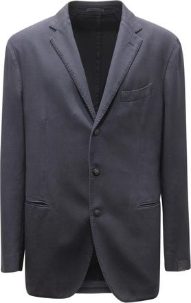 Lardini Cotton Jacket - Heren - Blazers - Blauw - 3XL - Katoen - Jassen